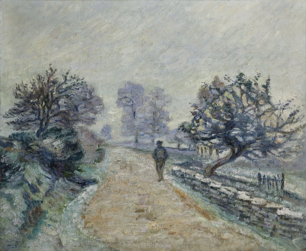 Route de Crozard, Piccola nebbia e nevischio, 1910